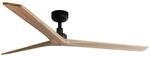 FARO Energiespar Deckenventilator mit Fernbedienung Klim L Schwarz-Eiche 150 cm