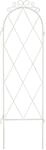 Relaxdays Rankgitter Stahl Wei&szlig; 3er Set 92 cm x 27,5 cm x 1 cm 0,9 kg