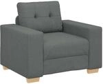 vidaXL Sessel Dunkelgrau 100x78x80 cm Stoff 4105059
