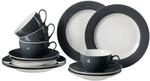 Ritzenhoff & Breker Doppio Kaffeeservice 12-teilig Anthrazit