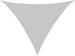 vidaXL Sonnensegel Hellgrau 5x5x6 m 100% Polyester Oxford 4000925