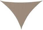 vidaXL Sonnensegel Taupe 7x5x5 m 100% Polyester Oxford 42002282
