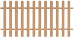 vidaXL Lattenzaun WPC 200x100 cm 42824