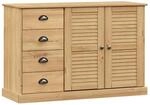 vidaXL Sideboard mit Schubladen VIGO 113x40x75 cm Massivholz Kiefer 353187