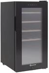 Sommertal Weink&uuml;hler K&uuml;hlschrank WK50 mit Glast&uuml;r 50L