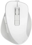 Hama Funkmaus WM-500 Ergonomisch 6 Tasten ohne Klickger&auml;usch Wei&szlig;