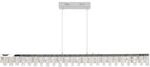 N&auml;ve LED-Pendelleuchte Diamonds Chrom 120 cm