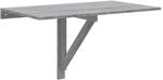 vidaXL Wand-Klapptisch Grau Sonoma 100x60x56 cm Holzwerkstoff