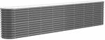 vidaXL Hochbeet Verzinkter Stahl 332x40x68 cm Anthrazit 318911