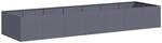 vidaXL Pflanzgef&auml;&szlig; Anthrazit 280x80x40 cm Stahl 860761