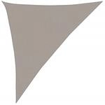 vidaXL Sonnensegel 160 g/m&sup2; Dreieckig Hellgrau 3x4x5 m HDPE 4002003
