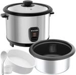 Tectake Reiskocher 1 8 L F&uuml;r 10 Portionen 2 In 1 Dank Entnehmbarem Kochtopf und