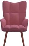 vidaXL Relaxsessel Rosa Samt Modell 8