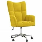 vidaXL Relaxsessel Senfgelb Samt Modell 11