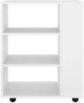 vidaXL Rollschrank Wei&szlig; 60x35x75 cm Holzwerkstoff