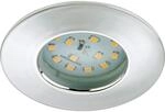 Briloner LED-Einbauleuchte Attach 1er-Set starr Chrom