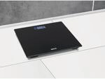 Wenko Personenwaage LCD Schwarz Glas 28 x 2.2 x 28 cm Schwarz