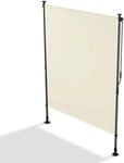 Juskys Senkrechtmarkise Barbados 150 x 310 cm Beige