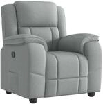 vidaXL Relaxsessel Hellgrau Stoff 4015700