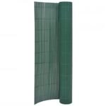 vidaXL Gartenzaun Doppelseitig 90x400 cm Gr&uuml;n 317147