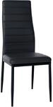 CLP Esszimmerstuhl Mayfair schwarz/Kunstleder