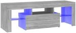 vidaXL TV-Schrank mit LED-Leuchten Grau Sonoma 120x35x40 cm Modell 3