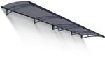 Canopia Vordach Aquila 17,5 cm x 412 cm x 91,5 cm Grau
