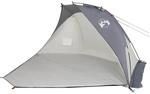 vidaXL Strandzelt Grau 268x223x125 cm 185T Polyester 94408