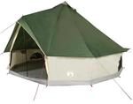 vidaXL Tipi-Familienzelt 6 Personen Gr&uuml;n Wasserdicht 94585