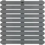 Wenko Duschmatte Indoor & Outdoor 55 cm x 55 cm Grau
