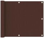 vidaXL Balkon-Sichtschutz Braun 75x600 cm Oxford-Gewebe 135071