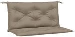 vidaXL Gartenbank-Auflagen 2 Stk Taupe 100x50x7 cm Oxford-Gewebe 361667