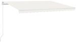 vidaXL Markise Manuell Einziehbar 400x350 cm Creme 3068977