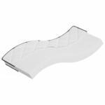 vidaXL Matratze Schaumstoff Mittelweich 90x190 cm 373031