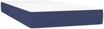 vidaXL Taschenfederkernmatratze f&uuml;r Kinder Mittel Blau 80x160 cm Stoff 4016541