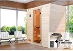 Weka Massivholzsauna Valida 2 Sparset 4,5 kW BioS Glast&uuml;r