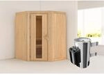 Karibu Sauna mit Ofen integrierte Stg.Natur