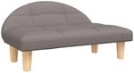 vidaXL Hundebett Taupe 70x52x30 cm Stoff 171936