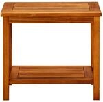 vidaXL Couchtisch 50x35x45 cm Massivholz Akazie