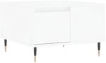 vidaXL Couchtisch Wei&szlig; 55x55x36,5 cm Holzwerkstoff 830748