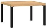 vidaXL Garten-Couchtisch Schwarz 65x65x40 cm Aluminium 4008573