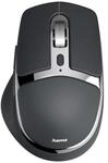 Hama Multi-Device-Maus WM-800 Ergonomisch Funk/Bluetooth Schwarz