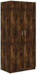 vidaXL Kleiderschrank R&auml;uchereiche 80x52x180 cm Holzwerkstoff