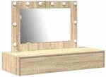 vidaXL Schminktisch mit Speicher Braun 100 x 40 x 70 cm Holzwerkstoff 865237