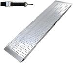 TRUTZHOLM 1 x Auffahrrampe Leichte Ausf&uuml;hrung 200 x 56 cm Traglast 270kg Alu Grau