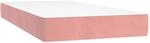 vidaXL Taschenfederkernmatratze Rosa 90x190x20 cm Samt 347713