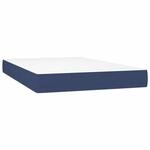 vidaXL Taschenfederkernmatratze Mittel Blau 120x200x20 cm Stoff 347760