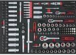 KS TOOLS 1 4 Zoll+3 8 Zoll+1 2 Zoll Steckschl&uuml;ssel Satz 179Tlg In 1 1 Systemeinlage