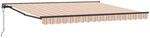 vidaXL Einziehbare Markise Blau und Orange 400 x 300 cm 3330574