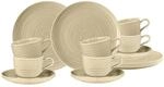 Seltmann Weiden Terra Kaffeeservice 18-teilig Sandbeige
